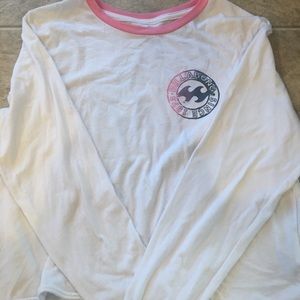 Billabong long sleeve crop top